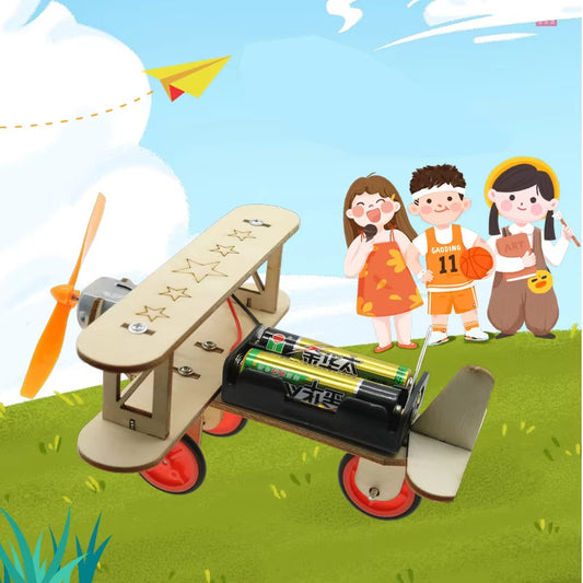 Wooden DIY Airplane Educational Kit