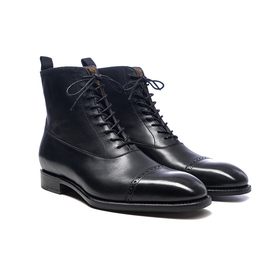 Men's English in the style of "Doc Martin" Oxford Leather Boots