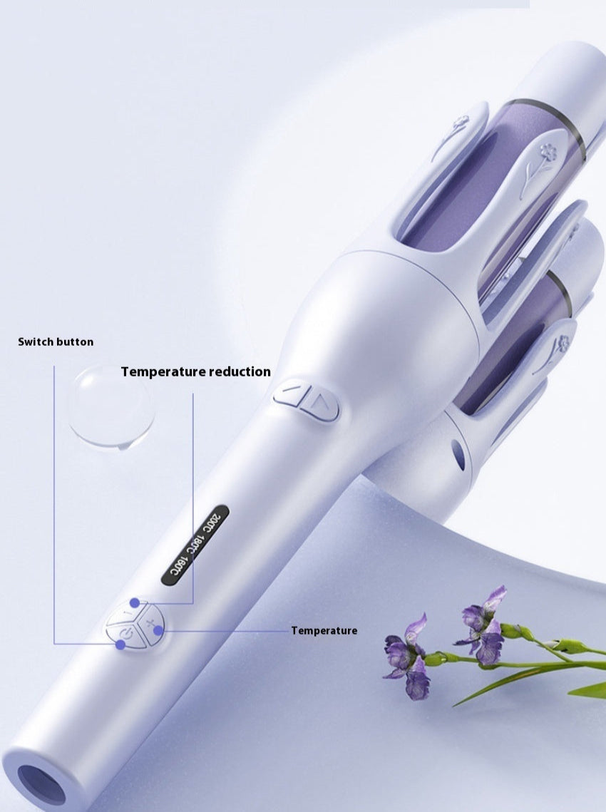 Ceramic 2-In-1 Hair Curler/Straightener Negative Ion