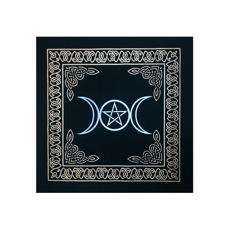 Black Tarot Tablecloth