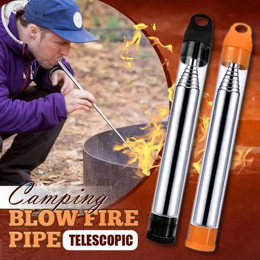 Collapsible Fire-Blow-Tube