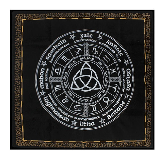 Tarot Card Divination Horoscope Tablecloth