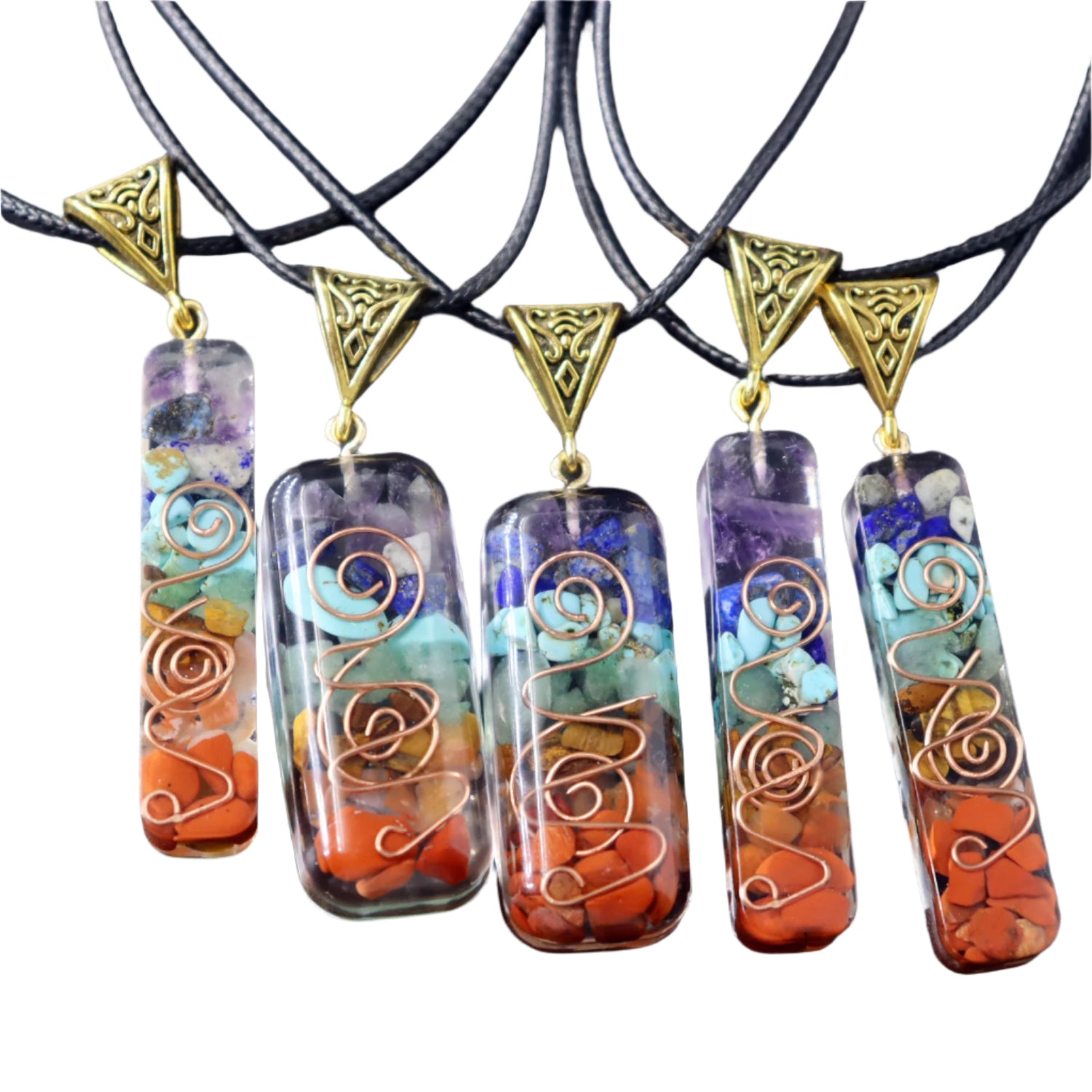 Reiki Healing Energy Crystal Pendant