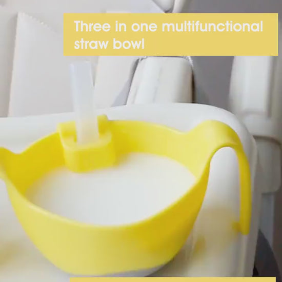 Straw Bowl Baby Side Food Snack Soup