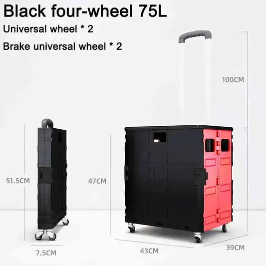 Folding Cart Trolley
Shopping, Outdoor, Camping 50l and 75l